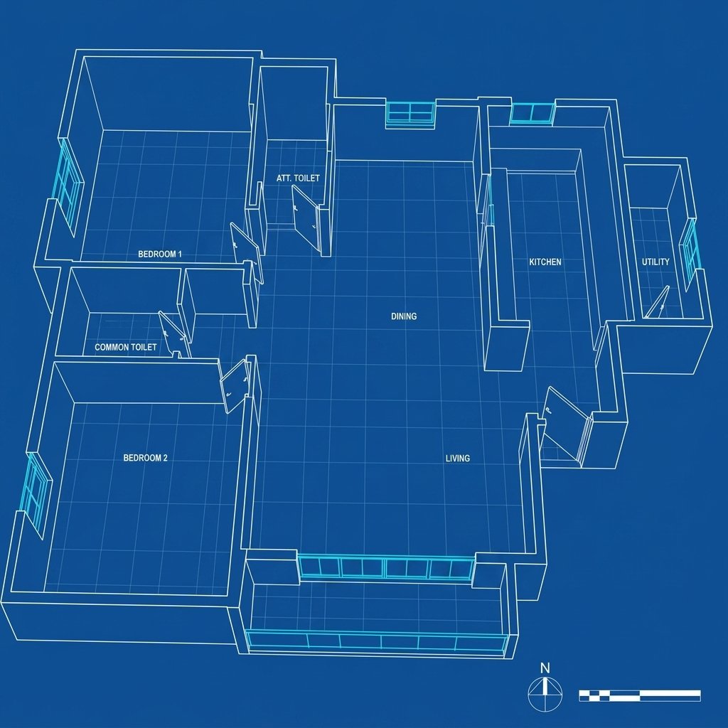 Premium 2 BHK Metamorphosis Standard Layout